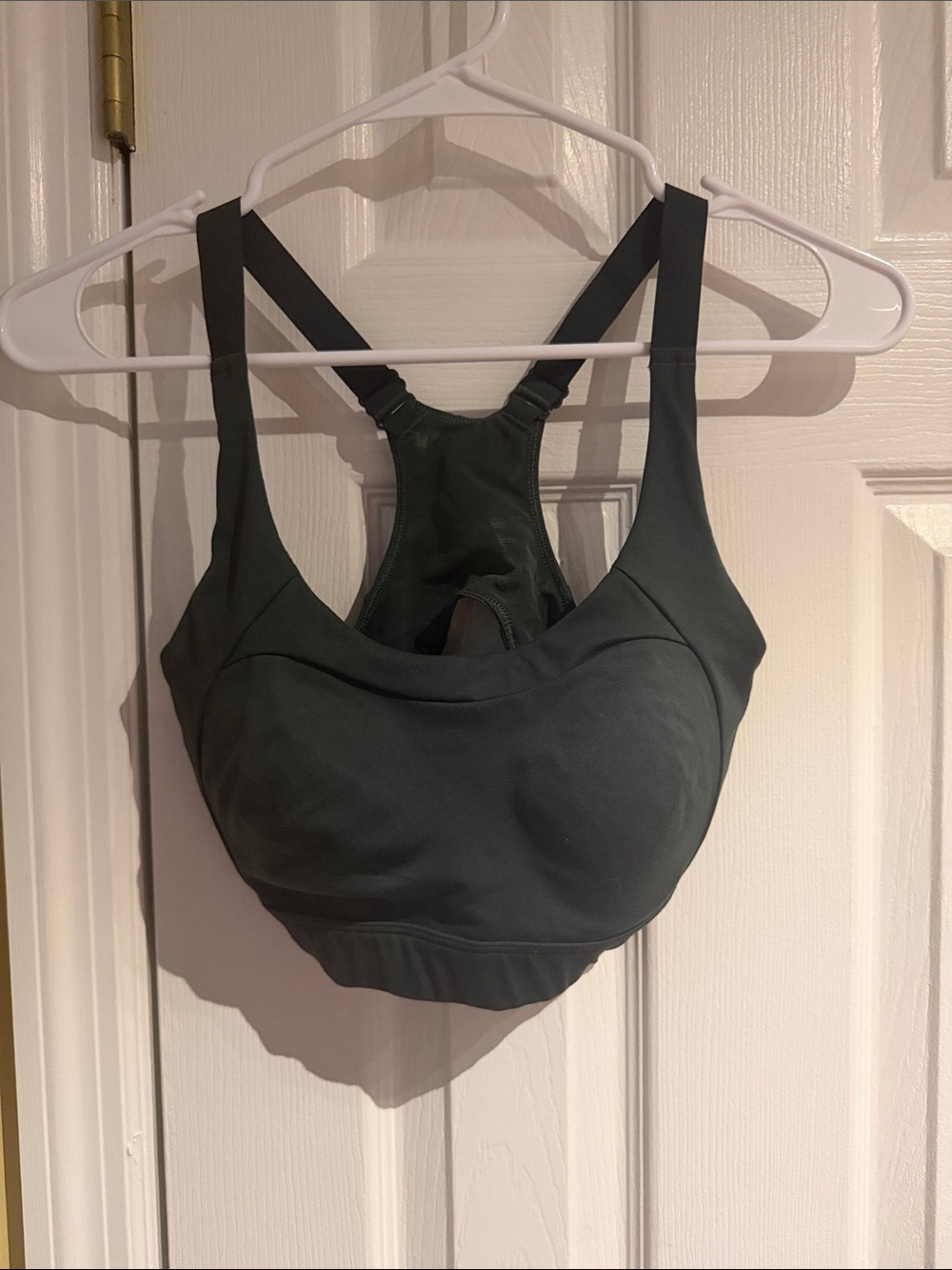 Gymshark Women's Deep Green Racerback Support Sports Bra